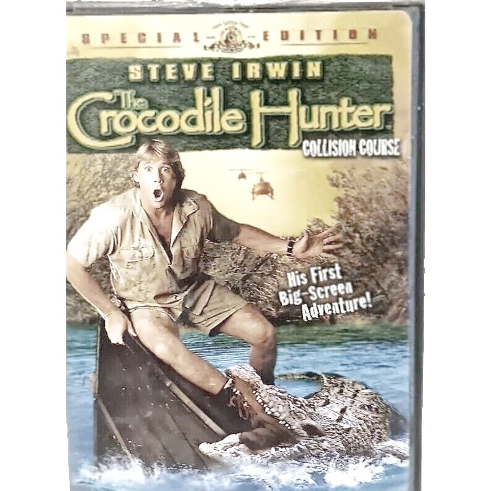 The Crocodile Hunter Collision Course DVD Special Edition Steve Irwin 2002 Movie